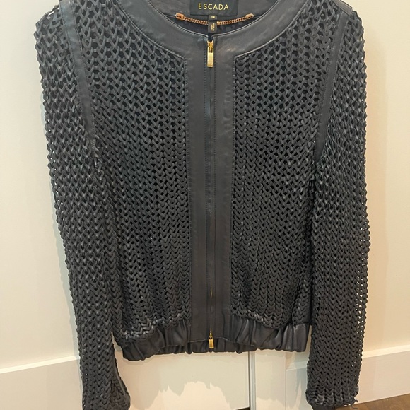 Escada limited edition leather jacket - Picture 4 of 4